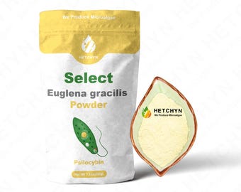 Premium Euglena Powder - 60% Protein Superfood | Vegan Nutrition Boost | Digestible Algae Supplement | Energy Support