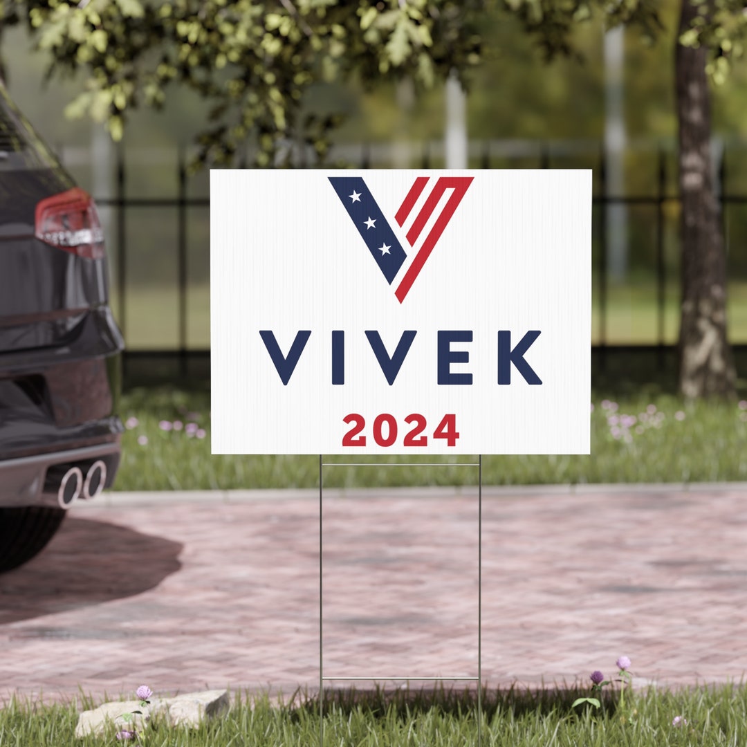Vivek 2024 Yard Sign 18 X 24 Presidential Etsy