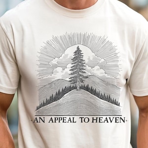 An Appeal to Heaven Pine Tree Flag Shirt, Comfort Colors T Shirt, Faith Inspired Christian Tee, Providence Design, Heritage Americana Shirt