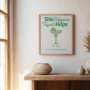 Tequila Helps, Sztuka w Apartamentach Studenckich, Plakaty na Wózki Barowe