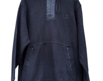 Sudadera con capucha y cremallera vintage de polar Moncler