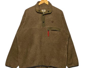 Vintage Jack Wolfskin Synchilla Polartec chaqueta de jersey