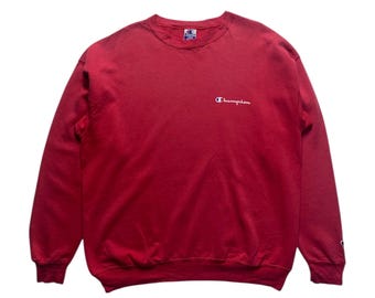 Sudadera vintage descolorida Champion de los años 90