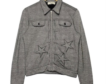 Vintage A/W 2003 Comme Des Garçons Chaqueta de lana estrella
