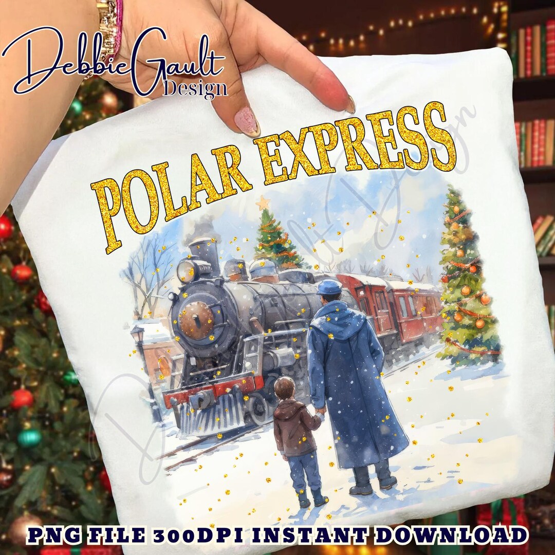 All Aboard Admit One Believe PNG, Retro Christmas Movie Polar Express ...