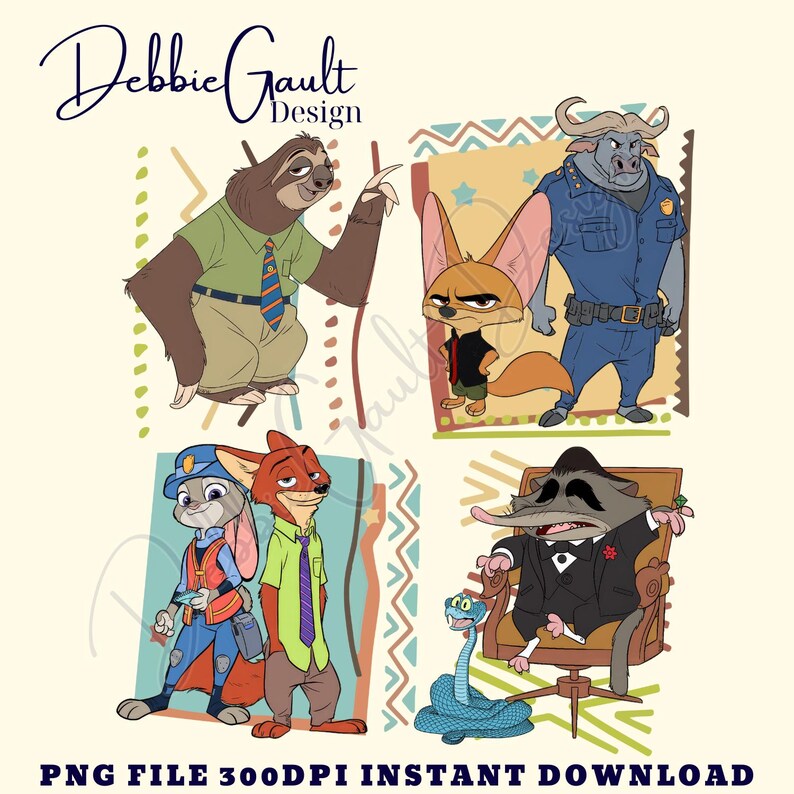 Zootopia 2 de Disney de los 90 PNG, Judy Hopps vintage, Nick Wilde ...