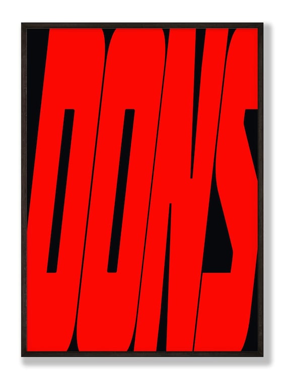 The DONS (Essendon) - Footy Print