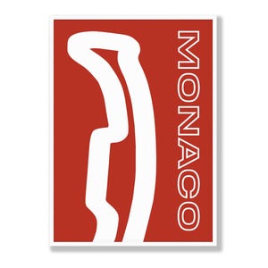 Monaco Poster - Race Track Poster