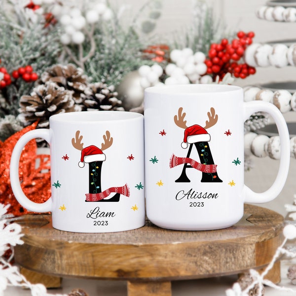 Initial Mugs - Etsy