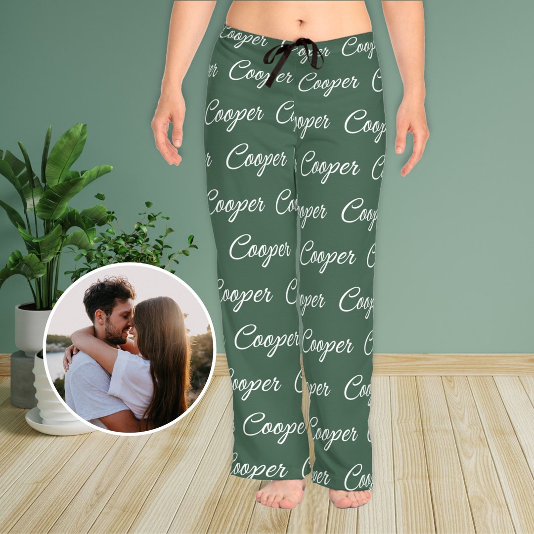 Personalized Name Pajama Pants Customized Sleepwear for Etsy