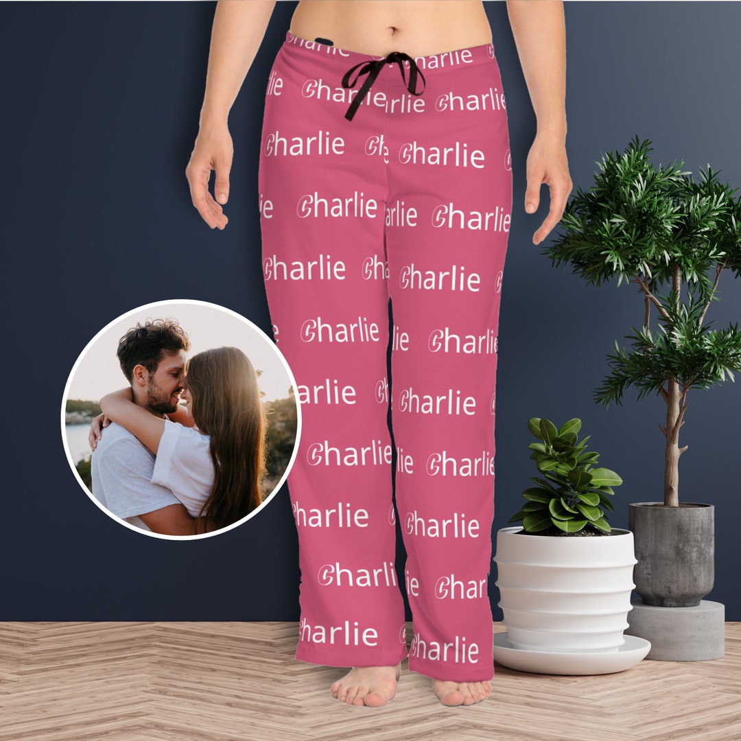 Personalized Name Pajama Pants Customized Sleepwear for Etsy