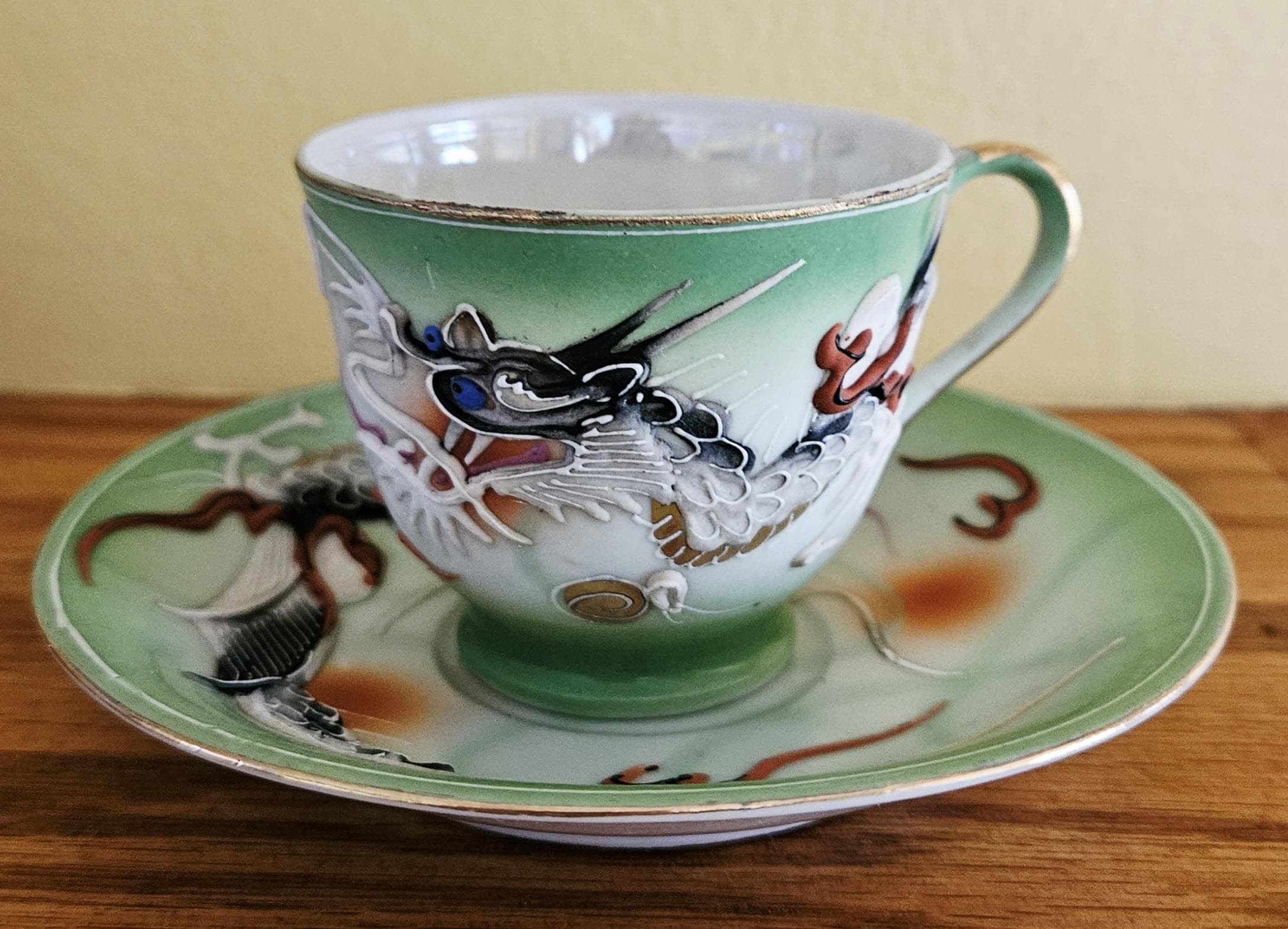 Occupied Japan Tea Set Dragon - Etsy