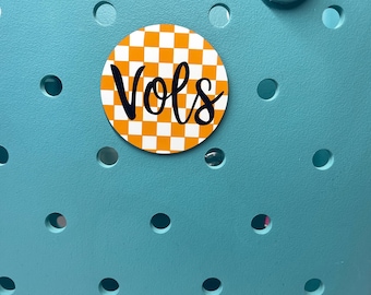 Tennessee Vols Bogg Bag Charm | Vols Tote Charm | Tennessee Vols Bag Bits | Tennessee Vols Bogg Bag Accessories | Game Day Charm | Rocky Top