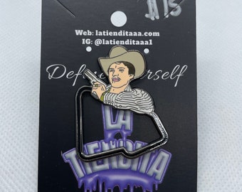 Chalino Hat Logo Metal Pin