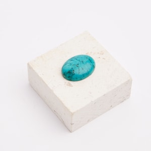 Turquoise Charm Made From Jerusalem Stone, Personal protection Gift
