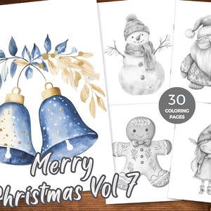 Christmas Classic coloring Pages Christmas themed item coloring sheets Christmas Printable Coloring Pages Christmas grayscale coloring book