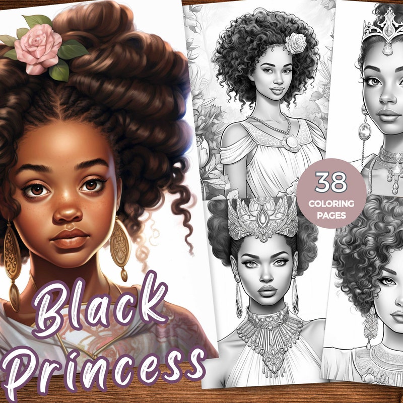Black Princess Coloring Pages - Il 800x800.5949338011 Tpsy 