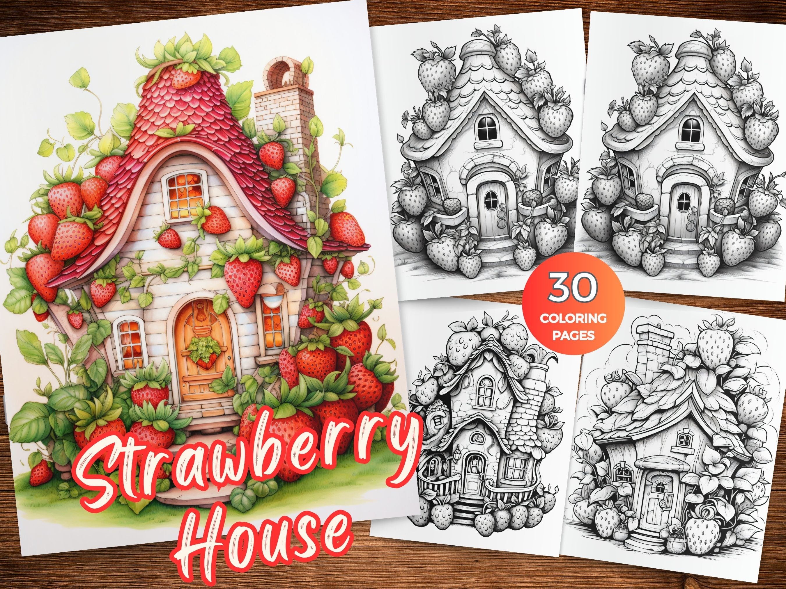 NEW 2017 Strawberry Shortcake Advanced Coloring Book. 