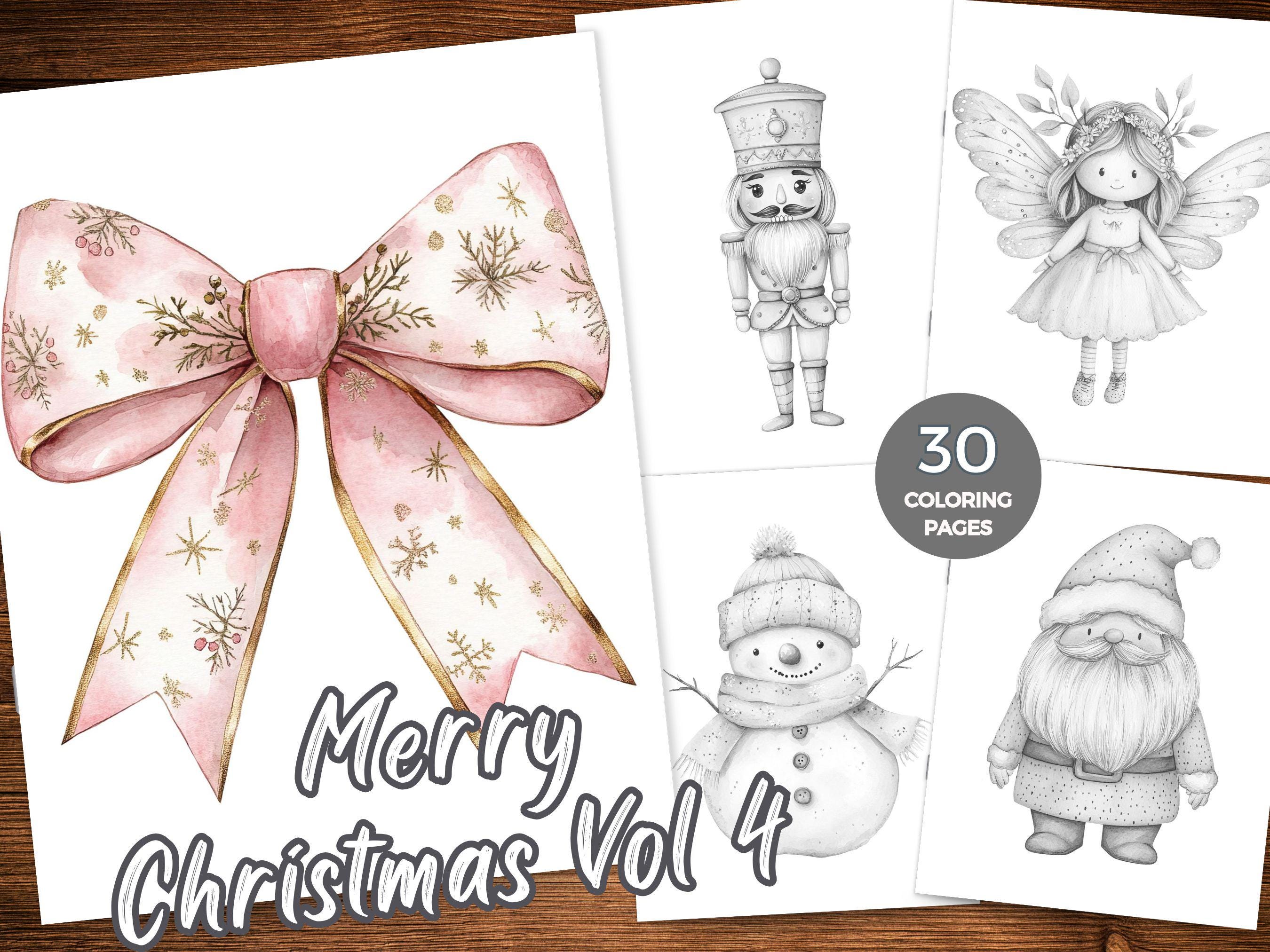 Christmas Classic coloring Pages Christmas themed item coloring sheets Christmas Printable Coloring Pages Christmas grayscale coloring book