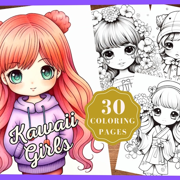 Kawaii Girls - Etsy