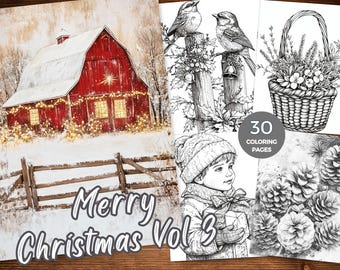 Christmas Classic coloring Pages Christmas themed item coloring sheets Christmas Printable Coloring Pages Christmas grayscale coloring book