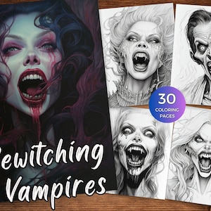 Bewitching Vampire Coloring Page Halloween Coloring Pages Vampire