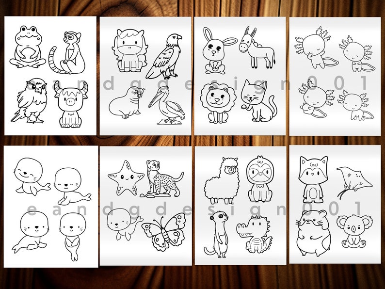 Printable Spider Activities for Preschoolers Animal Coloring Etsy