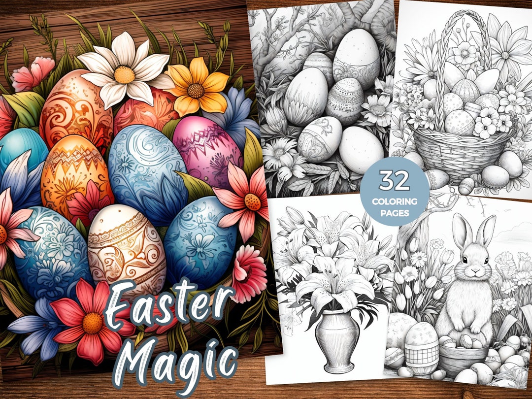 Easter Coloring Coloring Pages for Adults Easter Cross Coloring Pages ...