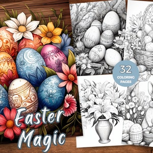 Easter Coloring Coloring Pages for Adults Easter Cross Coloring Pages Printable Easter Basket Coloring Sheet Easter Grayscale coloring book