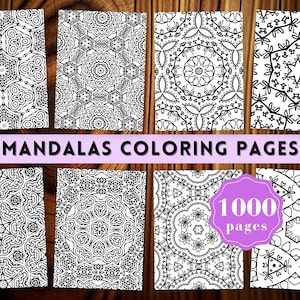 Easy Beginner Mandala Coloring Pages Zen Oasis Simple Mandala Coloring Intricate Mandala Designs Mindful coloring sheets for inner peace