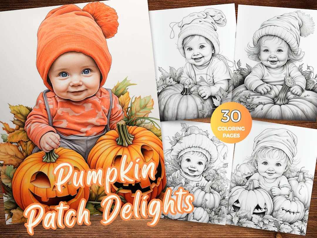 Pumpkin Baby Coloring Pages Pdf Printable Pumpkins Coloring Sheets