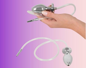 Urethral Sound Steel Plug, Dilator and Anal Plug for Urethral Stimulation, Penis Plug, Golden Shower Games, Piss Play Stretcher