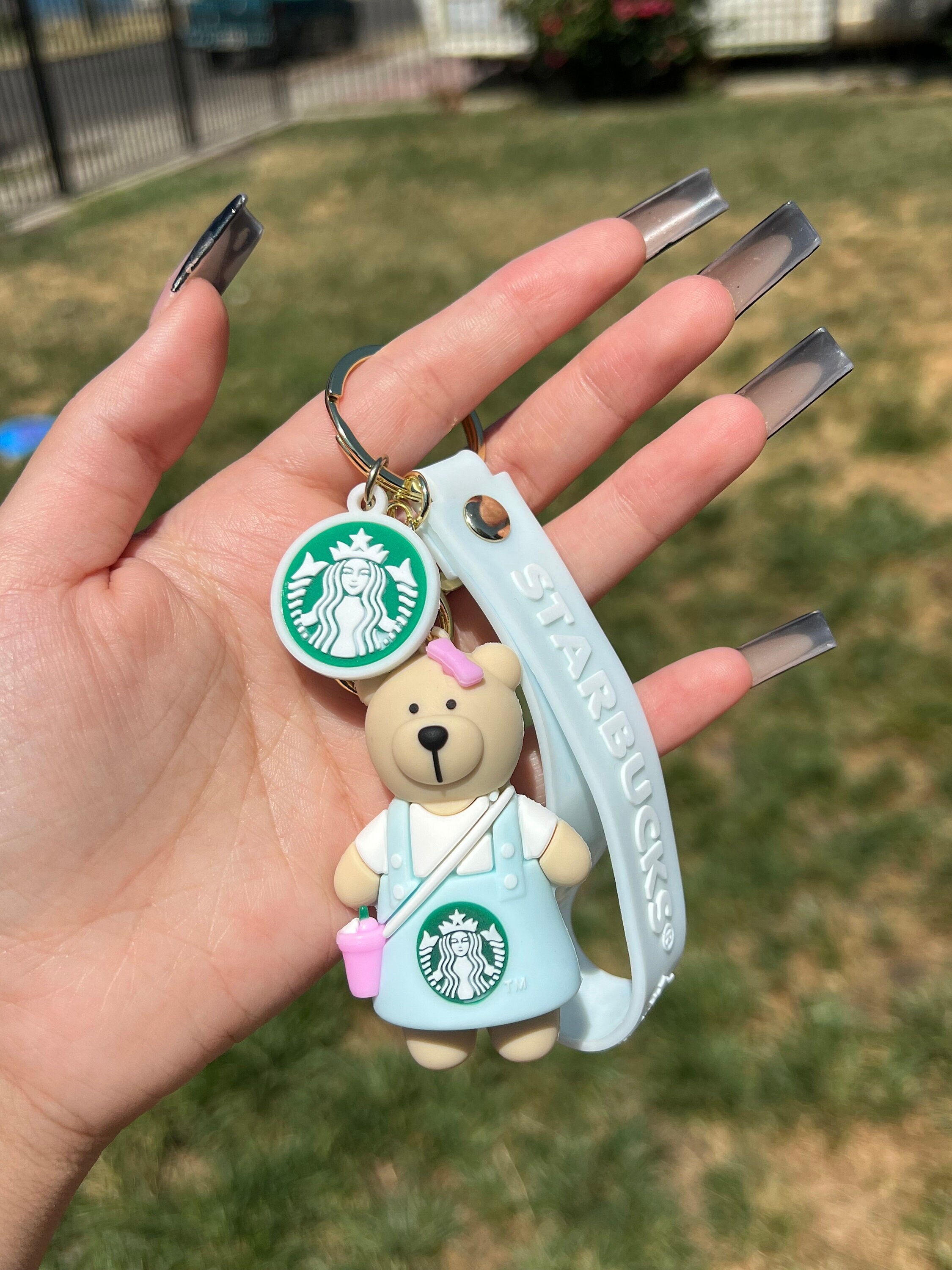 MINI KEYCHAIN STARBUCKS Coffee Cup Key Chain Key Holder 