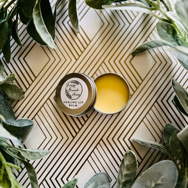 Healing Lip Balm - Beeswax - 100% Organic