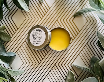 Dry Skin Remedy - 1oz - Mullein Salve - 100% Organic - 2oz