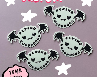 CUSTOM WATERPROOF STICKERS - logo, etc