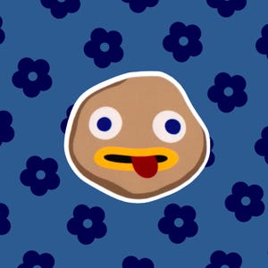 ROCK FACT sticker from over the garden wall