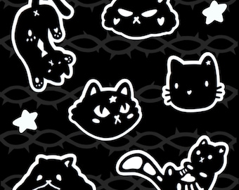 BLACK CAT PACK sticker pack