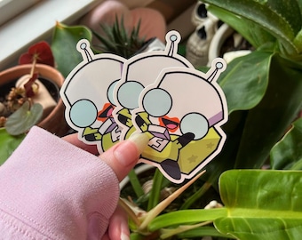 GIR sticker from invader zim