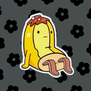 BANANA GUARD sticker from adventure time