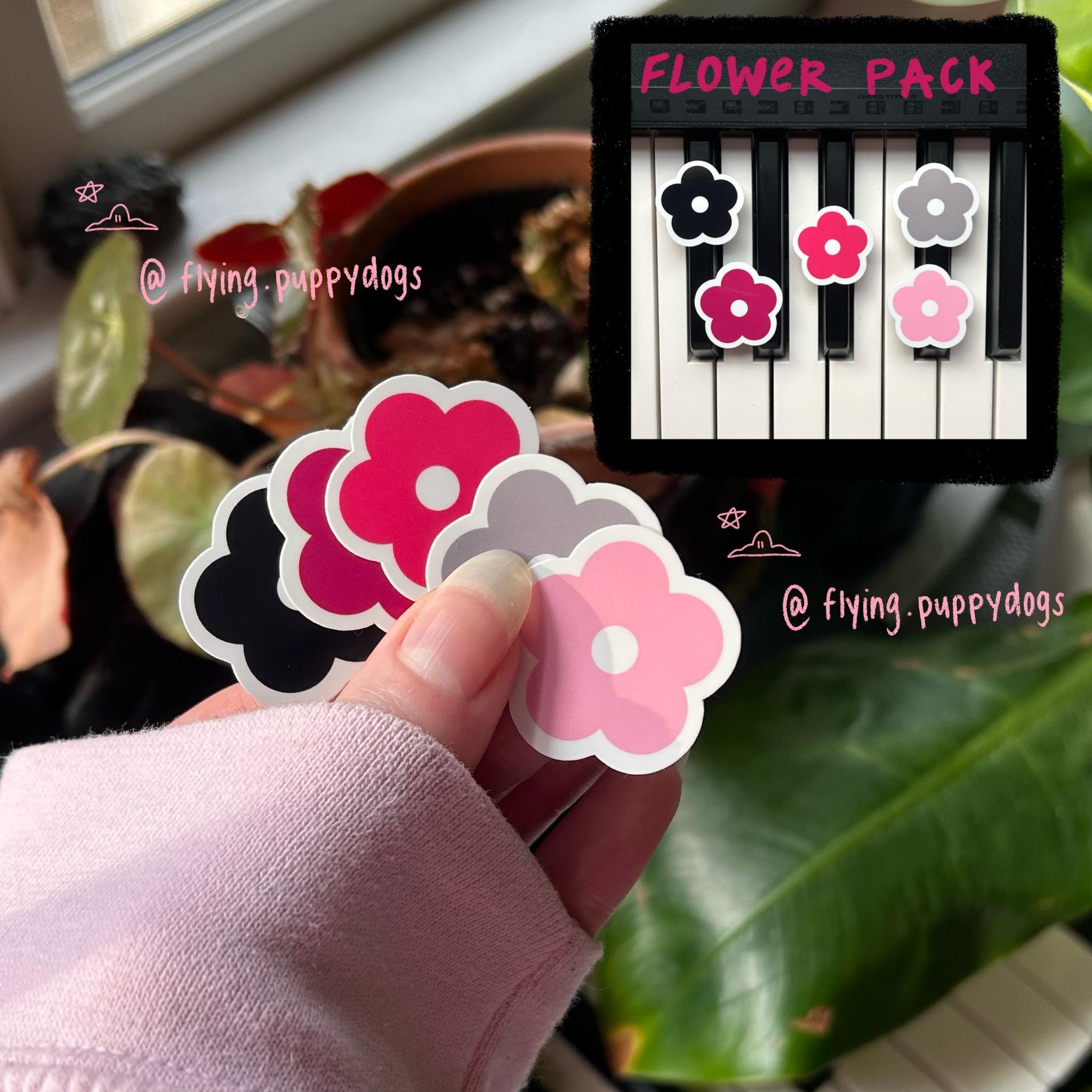 FLOWER BLOSSOM Sticker Pack - Etsy