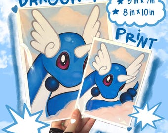 DRAGONAIR print from pokemon