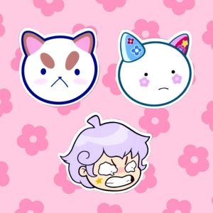 BEE & PUPPYCAT sticker pack (puppycat, moully, cardamon)