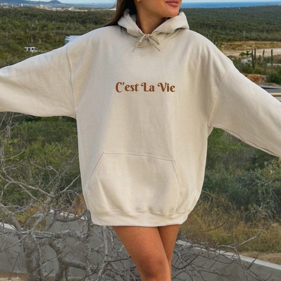 Cream shop oversized hoodie