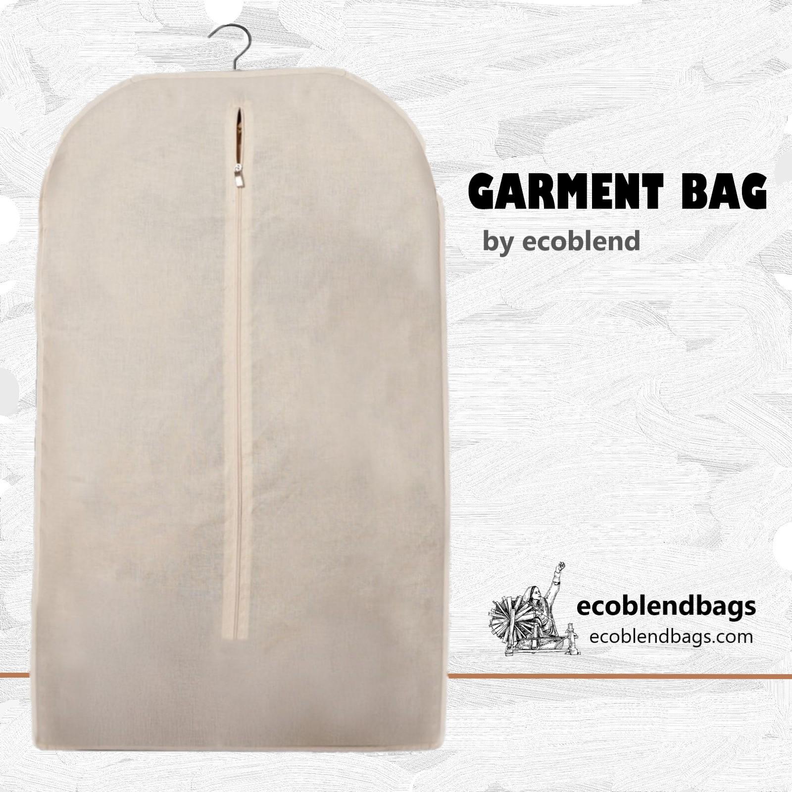 white christmas dresses Luxury Cotton Garment Bag for Dresses – Coat Cover, Coat Protector, Dress Protector Bag, Hanging Dress Bag, Garment Bag for Dresses main image 1