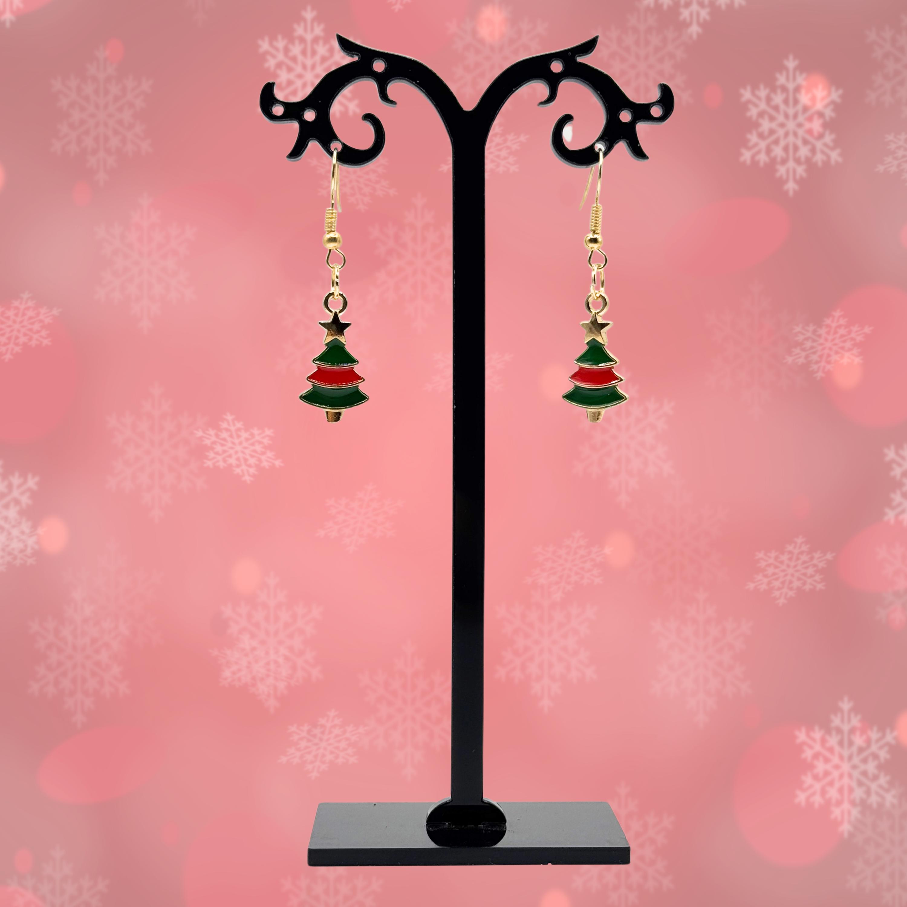 Christmas Tree Earrings - Thumbnail 3