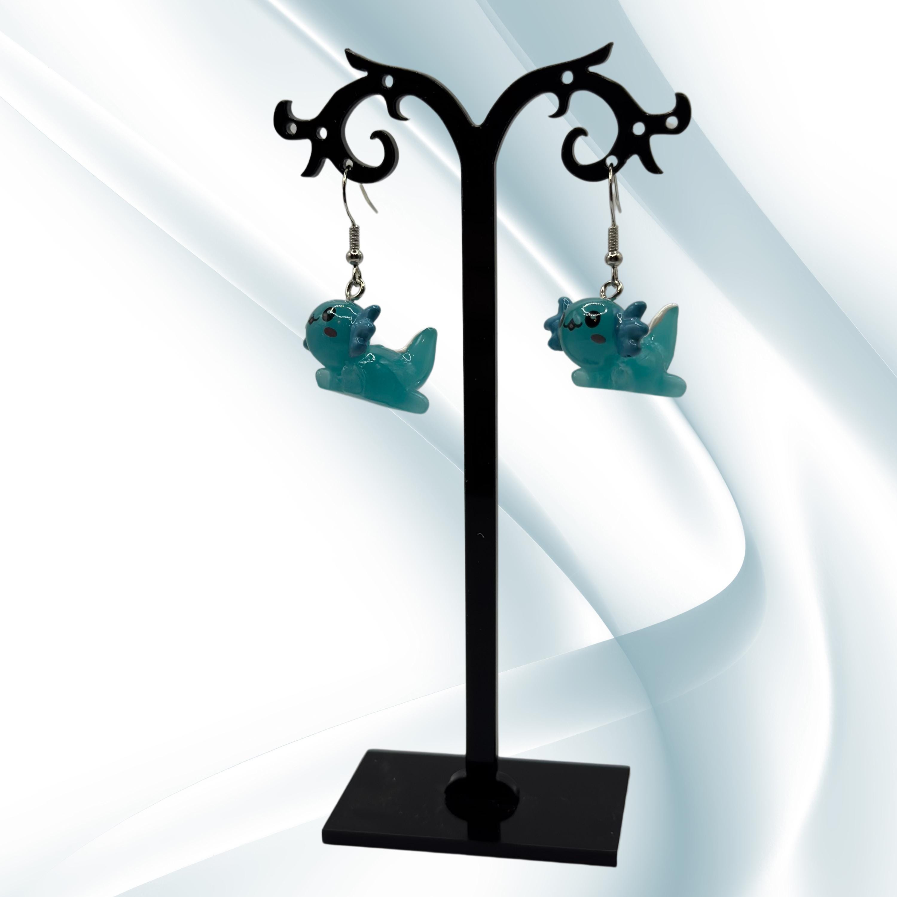 Axolotl Earrings - Thumbnail 3