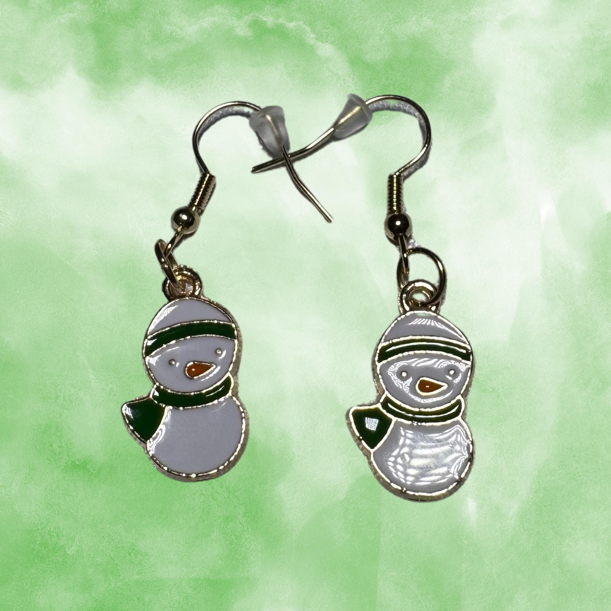 Snowman Earrings - Thumbnail 3
