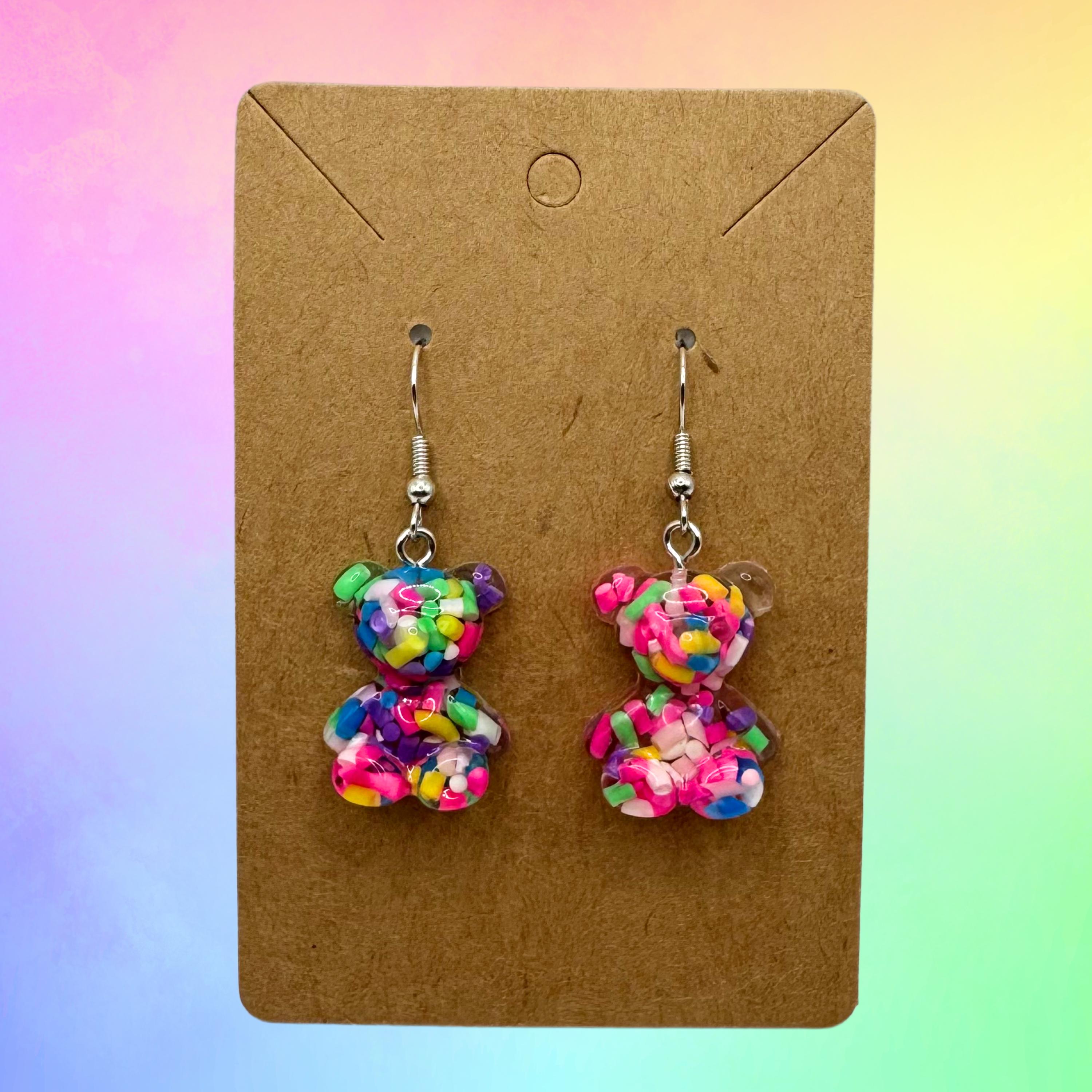 Sprinkle Bear Earrings