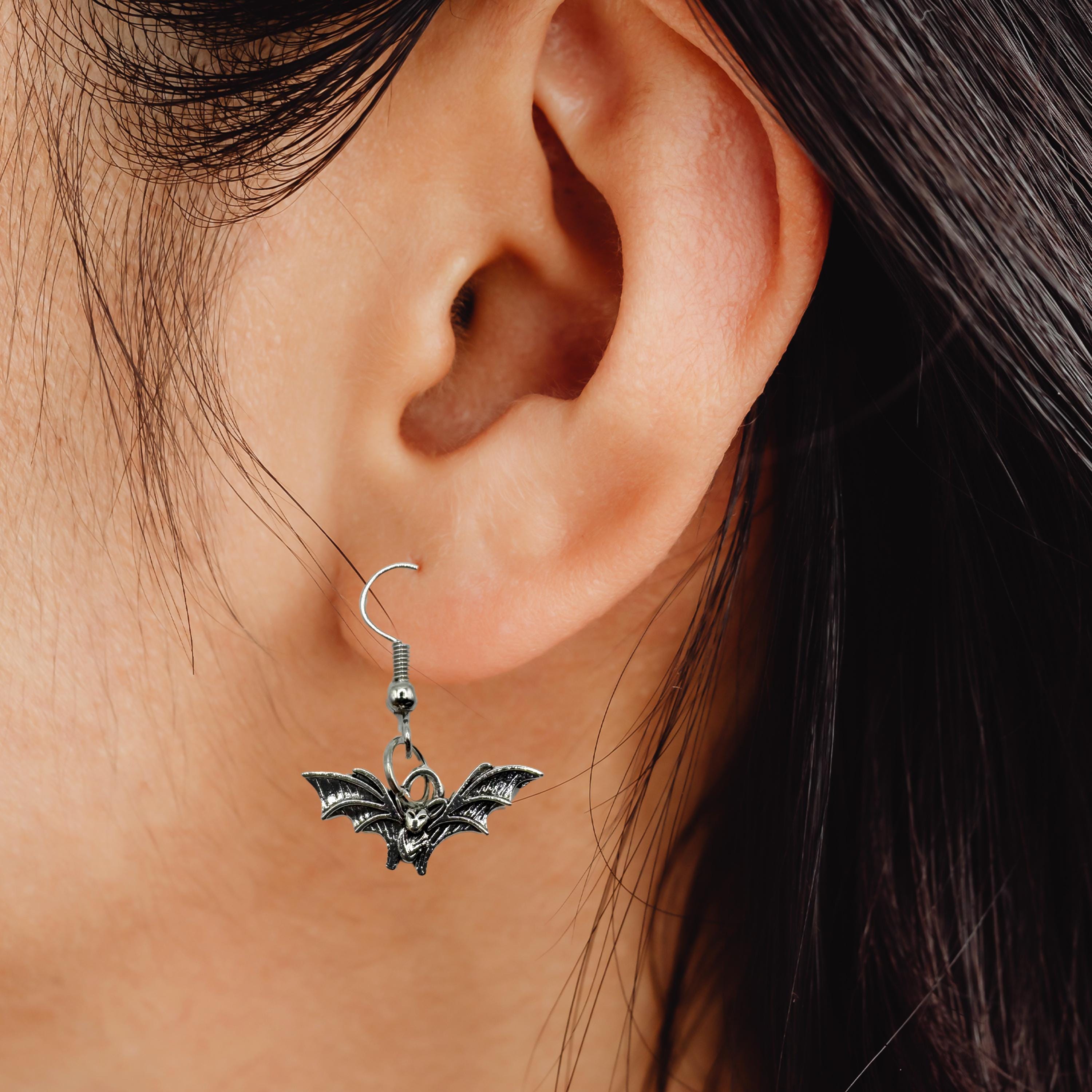 Bat Earrings - Thumbnail 3